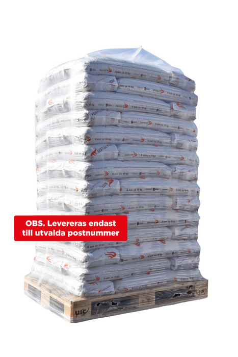 Pellets 8 mm 52 säck/pall Vida